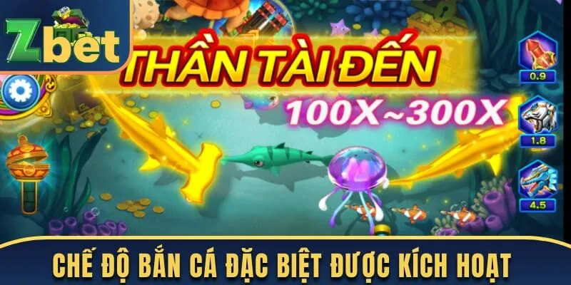 Chế độ bắn cá đặc biệt được kích hoạt ngẫu nhiên